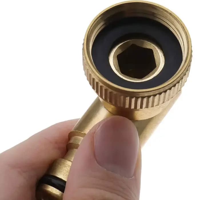 Coude de Comcussion Pratique en Laiton Femelle pour Prise Hoselock, Enrouleur de Tuyau localité, Con
