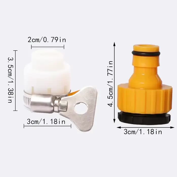 Adaptateur de robinet d'eau universel Durable, raccord de tuyau en plastique, raccord rapide pour le