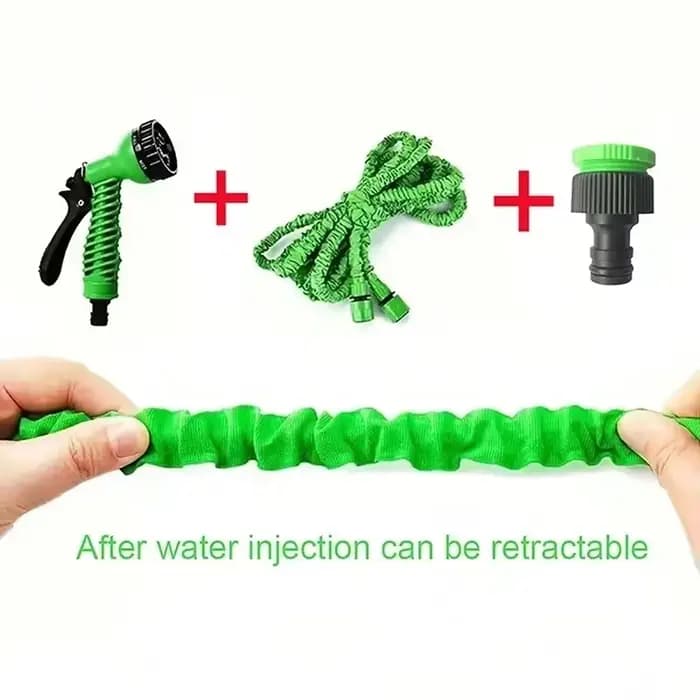 25FT-200FT Manguera Mágica Expandible Diseño Liviano Materiales Duraderos Pistola Con 7 Funciones De