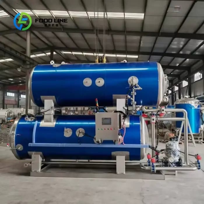 Pot de stérilisation industriel compact peu encombrant personnalisé pour utilisation de transformati