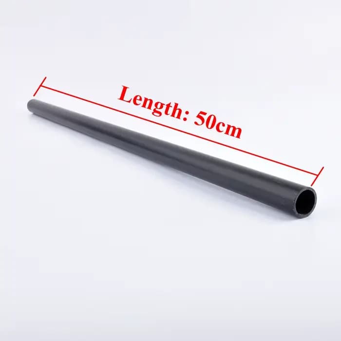 Tuyau d'eau en PVC noir ID 2mm-16mm, longueur 50cm, Tube dur creux, accessoires d'irrigation de jard