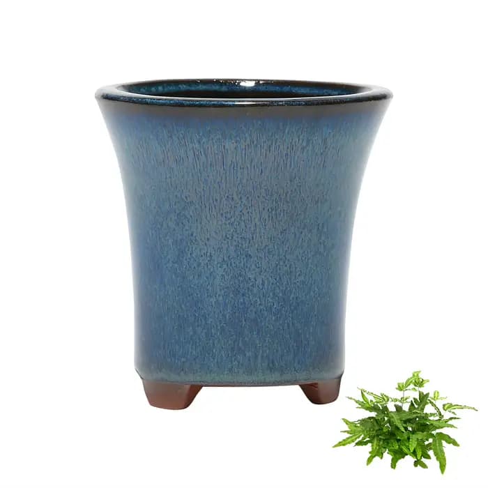 Pots de fleurs en céramique avec trou de vidange, trous de vidange pour éliminer l'excès d'eau, conc