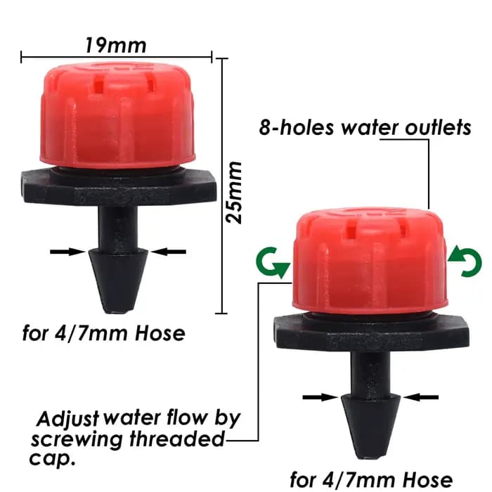 KESLA – système d'arrosage automatique pour jardin, Kit d'irrigation goutte à goutte, buses de 1/4 p