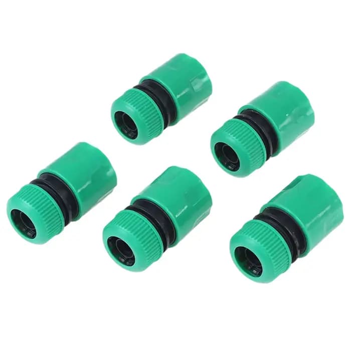 Connecteur d'accouplement de Joint de tuyau 1/2 ", 5 pièces, pour connecteur d'eau d'irrigation de j