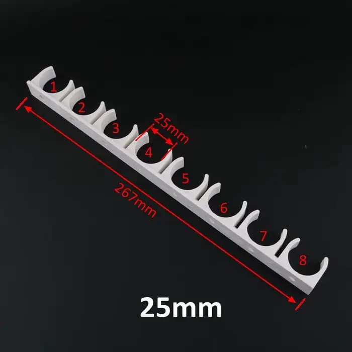 Collier de serrage pour tuyau d'eau, 2 pièces, 16mm 20mm, crochet de support de tuyau en PVC PPR, cl