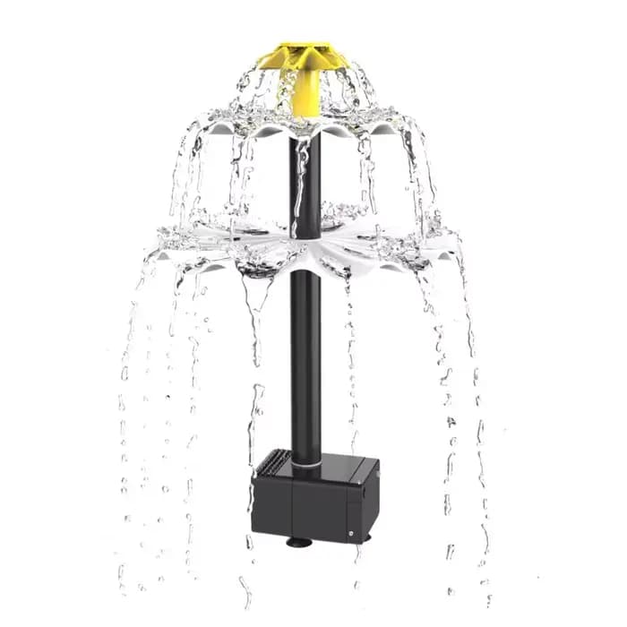 Fontaine solaire d'extérieur, fontaine à eau solaire pour patio, fontaine à eau solaire pour bain d'
