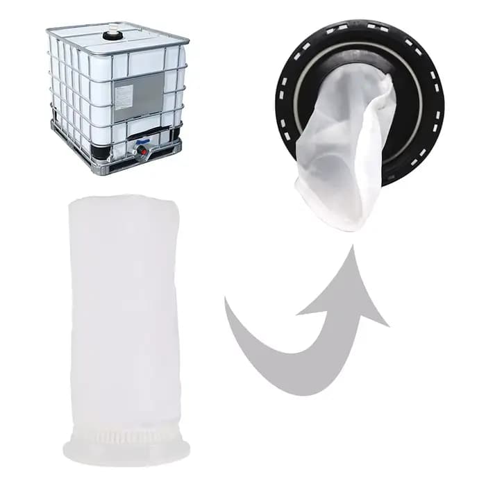 Filtre en Nylon IBC pour barils de pluie, filtre domestique pour couverture, 1/2 pièces # Filtre de 