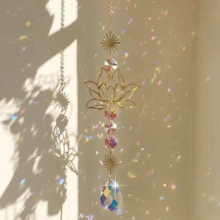 Attrape-Soleil en Clip pour Décoration de Jardin, Citroprisme, Arc-en-Ciel, Lumière, Fenêtre, Orneme