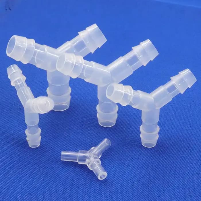 5 ~ 200 pièces 4 ~ 12 mm en plastique 120 ° Connecteur en T à diamètre égal de Type Y, inverseur d'e