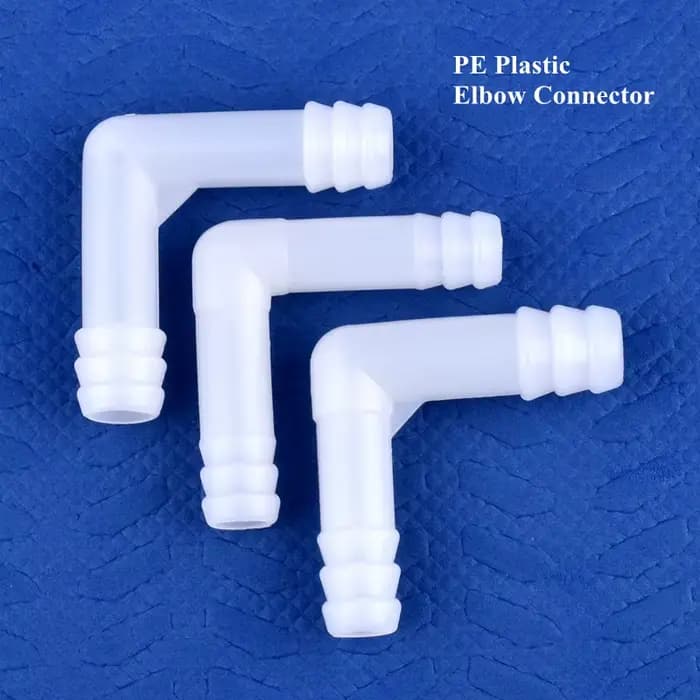 Connecteur coudé PE 8mm 10mm, 5 à 500 pièces, réservoir d'aquarium, pompe à Air, tuyau, Joint pagode