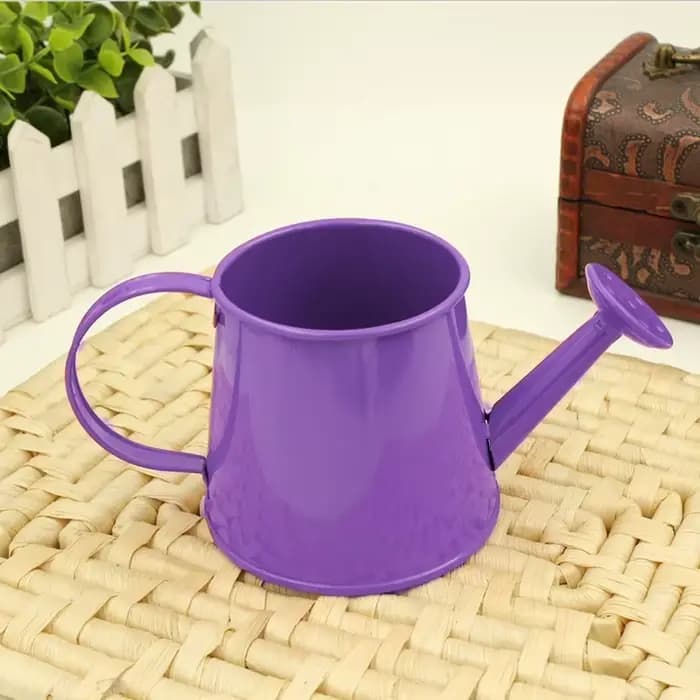 Arrosoir Mini bouilloire enfants Pot jardin métal eau modèle fleur fer étain Miniature jardinage jou