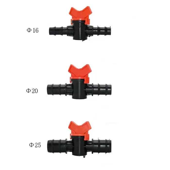 Robinet de tuyau d'arrosage 1/2 "3/4", DN15 DN20, valve d'eau d'irrigation 16mm 20mm 25mm, connecteu