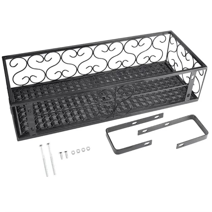 Étagère à fleurs T1 pour balcon, support de pot en fer, étagère de rangement pour plantes, décoratio