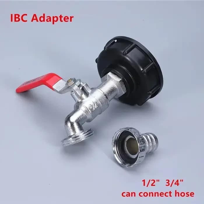 Connecteur de remplacement de tuyau d'arrosage, 1000L IBC, adaptateur d'eau précieux, raccords de ba