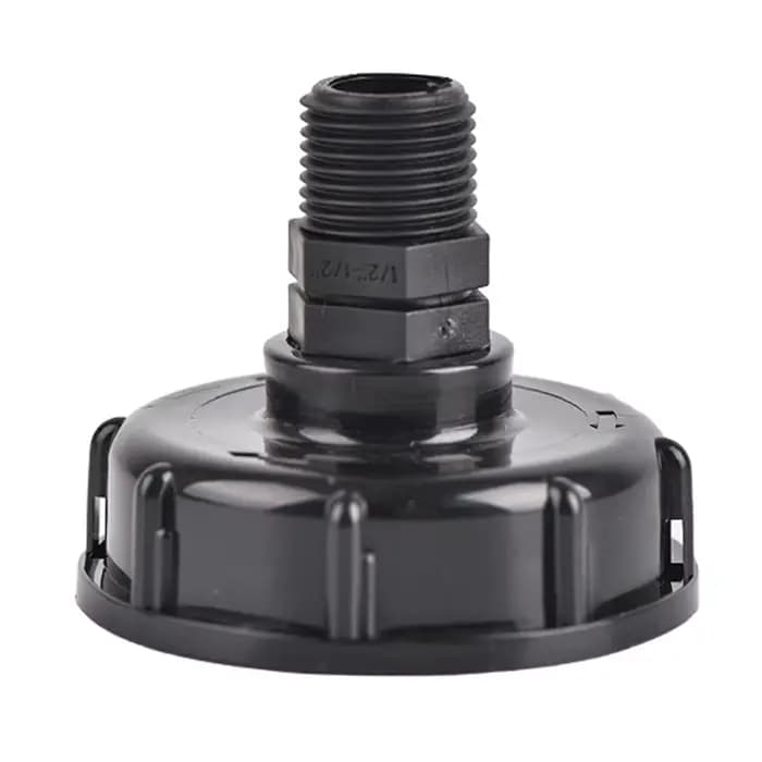Adaptateur d'Eau IBC à Filetage Grossier S60x6, Précieux, 1/2 Pouces, 3/4 Pouces, Mâle Femelle, Sort