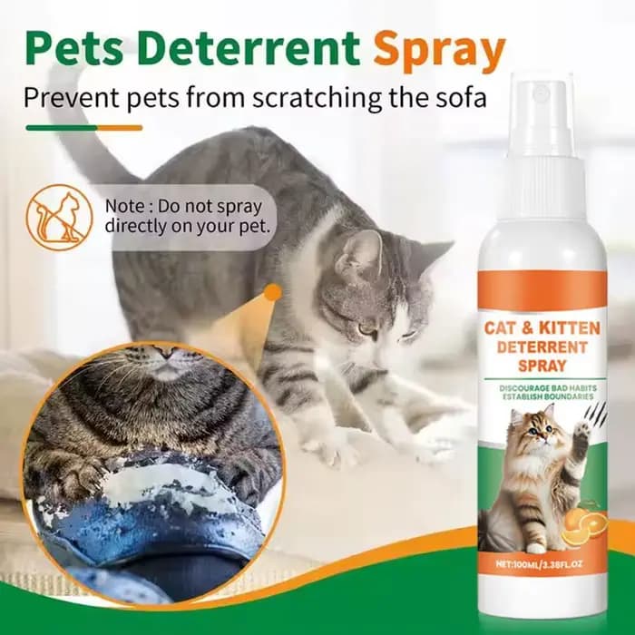 Spray répulsif pour chat, 100ML, pour garder les animaux de compagnie à partir d'un anti-rayures et 