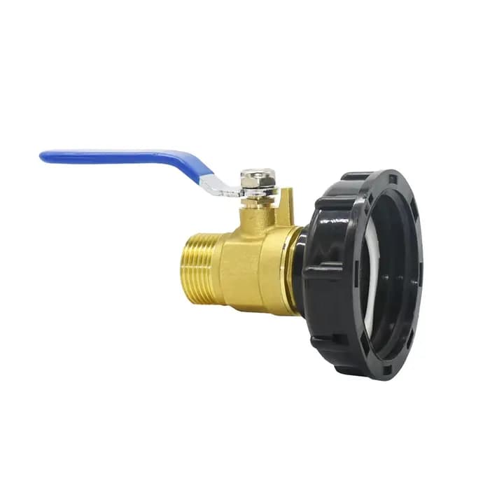 Adaptateur de réservoir IBC S60 x 1/2 3/4, connecteur fileté de 1 pouce, raccord de réservoir de Val