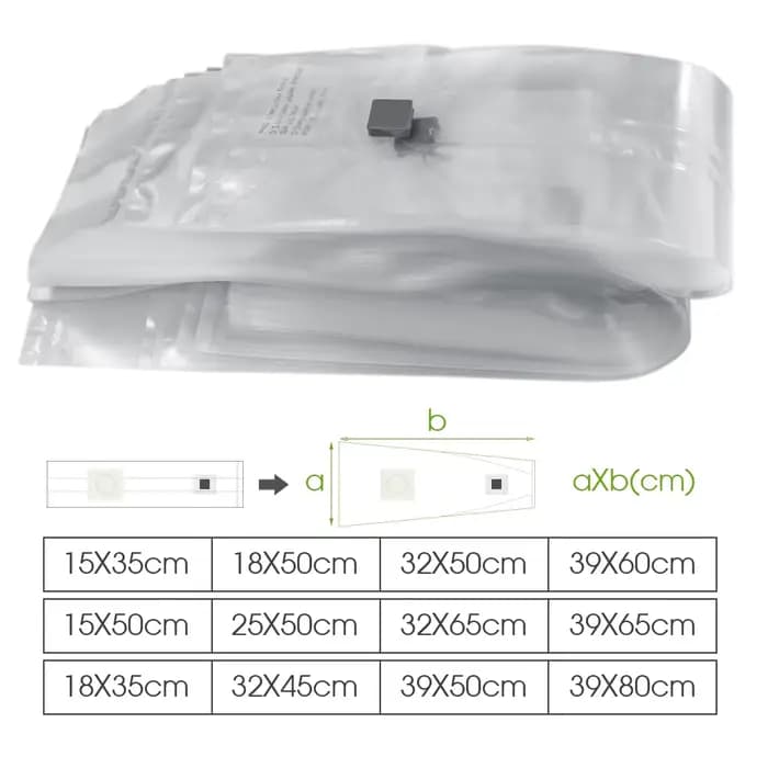 Sac de ponte humide arabisé en PP avec port d'injection d'auto-guérison, patch filtrant de 0,2 μm, s
