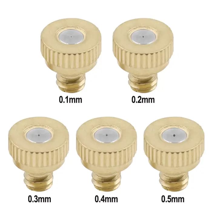 Buse d'atomisation 3/16 ", 10 pièces, accessoires de système d'eau de refroidissement par pulvérisat