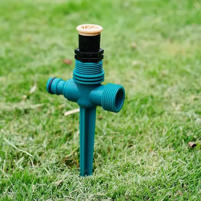 Arroseur de jardin 360 °   Système d'arrosage par Rotation, Tube automatique au sol pour l'agricultu