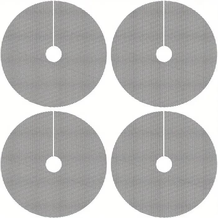 4 couvre-pots pour plantes, protection contre les chats, barrières en maille découpables, protection