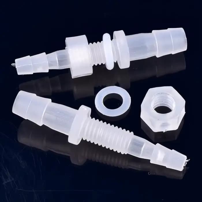 Connecteur Direct pagode en PP M6 ~ M10 à 3 ~ 8mm, Joint torique en Silicone, 5 à 200 pièces