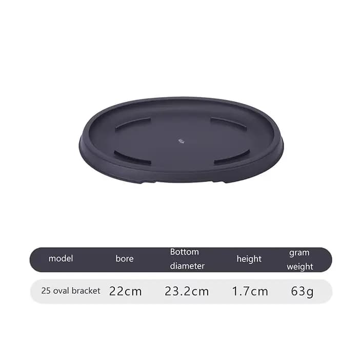 Pots de fleurs en plastique imitation argile violette pour plantes succulentes, jardinières rectangu
