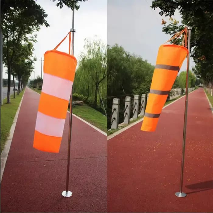 Girouette de coulée étanche pour l'extérieur, coupe-vent, mesure du vent, 80 cm, 100 cm, 150cm
