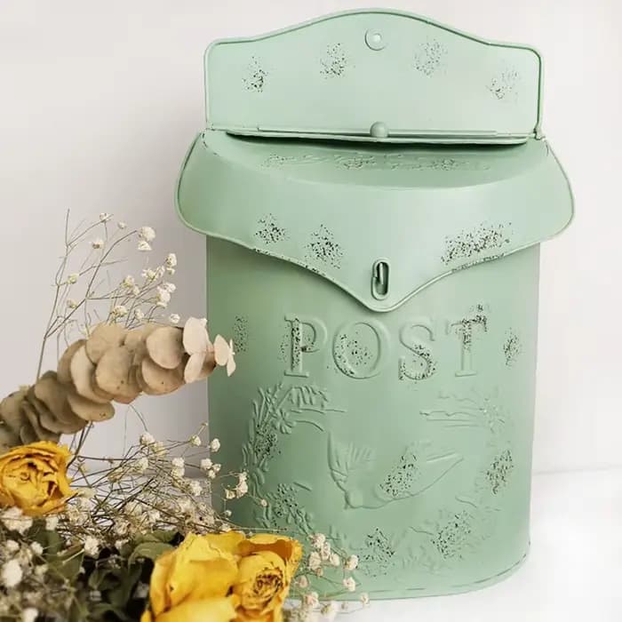 Boîte aux lettres d'extérieur Vintage pour cour, artisanat de décoration, boîtes aux lettres de sugg