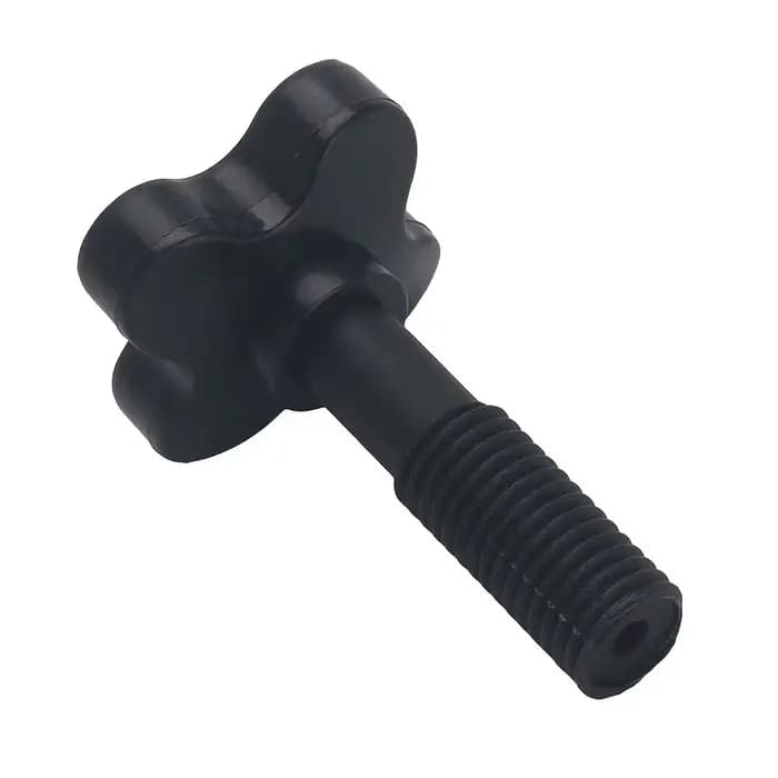 IMAand-Vis de fixation en plastique pour balançoire de jardin, boulons en plastique noir robuste pou