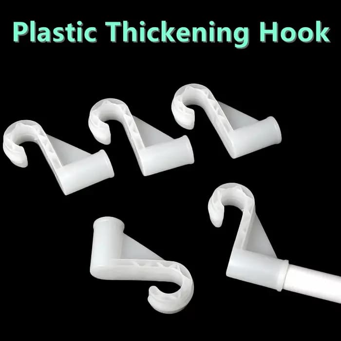 Crochet épais en plastique I.D 12 ~ 25mm, accessoires de garde-robe, fournitures de fête, tissu Simp