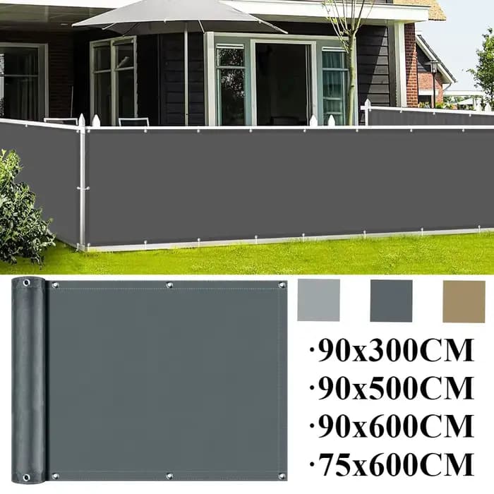 Couverture de clôture d'écran de confidentialité de balcon, Protection UV, pare-brise étanche résist
