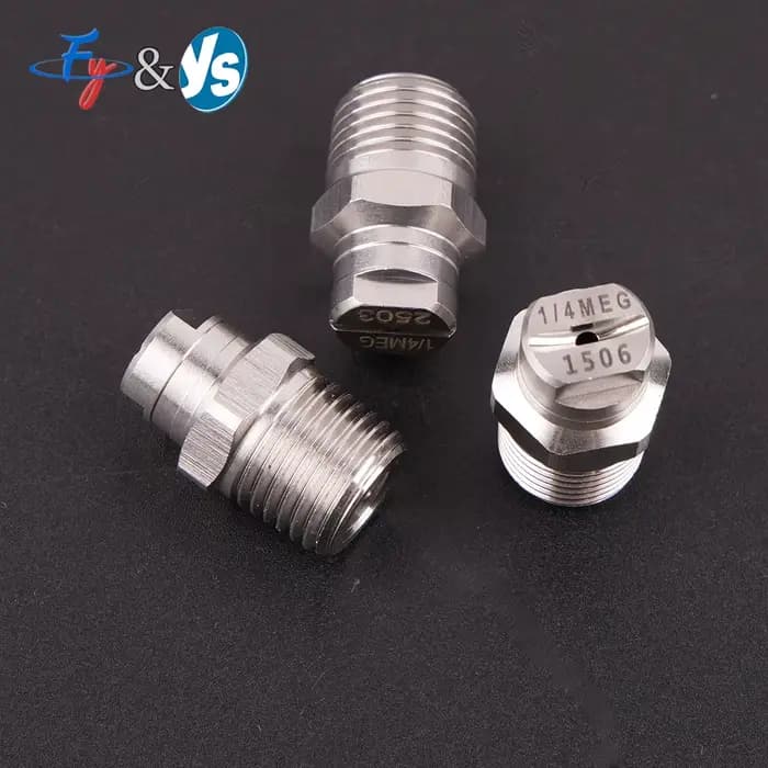 1/4 ''15/25 degrés MEG buse de ventilateur plat haute pression, nouvelle buse de Jet plat pour le la
