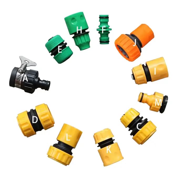 Accessoires de jardinage extérieur 3/4 voiture jardin PVC tuyau connecteur adaptateur connexion rapi