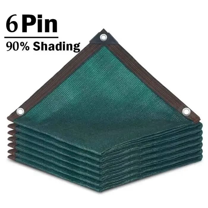 Filet d'ombrage vert noirâtre HDPE, ombre à pergola extérieure, couverture en maille, vert foncé, ba