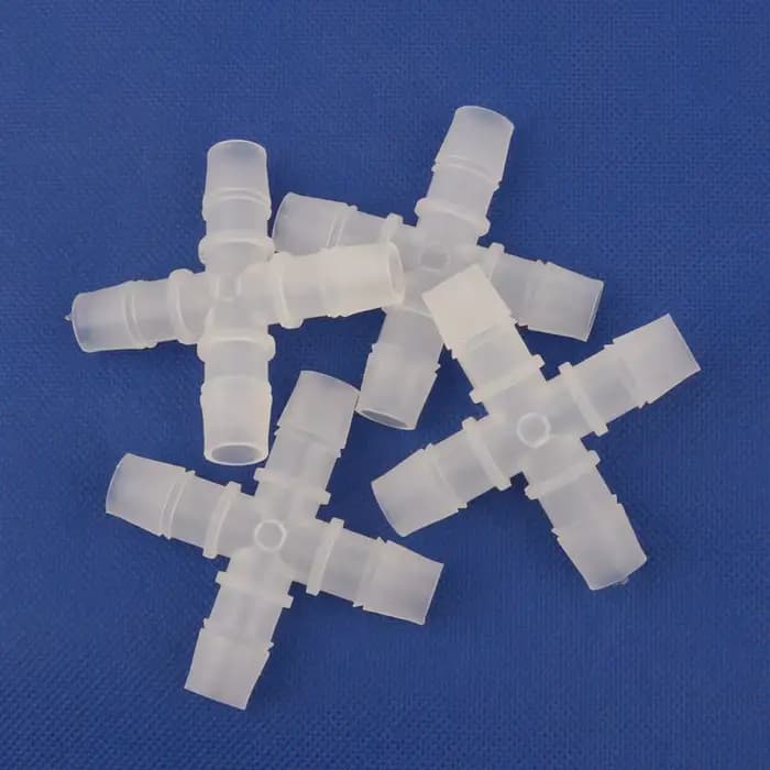 Connecteur transversal en plastique 200 ~ 2.4mm, 5 ~ 12.7 pièces, 2 4 6 8 10 12mm, Irrigation de jar