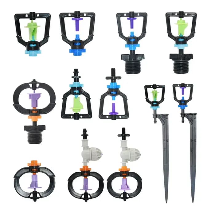 Arroseur d'arrosage de serre, Irrigation goutte à goutte de jardin, Micro pulvérisation réglable, bu