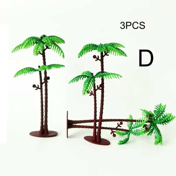 Modèle de simulation de palmier tropical, pot de fleurs, bonsaï, micro-paysage artisanal, décoration