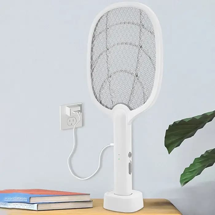 Lampe anti-moustique électrique pliable, Rechargeable par USB, raquette anti-moustiques, tapette à m