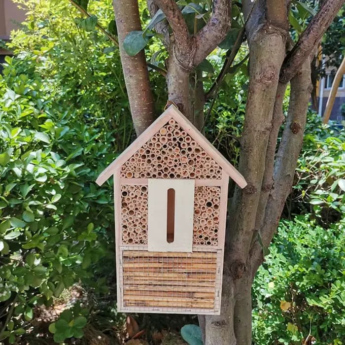 50 Tubes nidification pour pollinisateurs jardin, maison d'abeille, cadeau pour apiculteurs, livrais