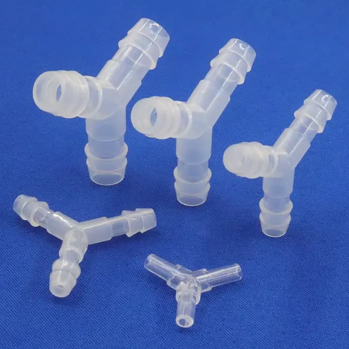 5 ~ 200 pièces 4 ~ 12 mm en plastique 120 ° Connecteur en T à diamètre égal de Type Y, inverseur d'e