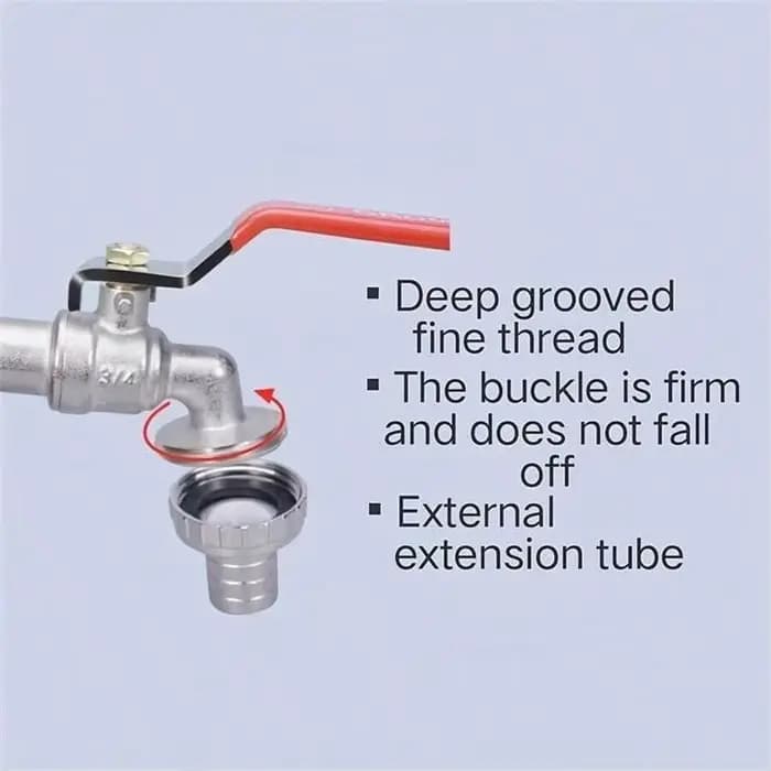 Connecteur de remplacement de tuyau d'arrosage, 1000L IBC, adaptateur d'eau précieux, raccords de ba