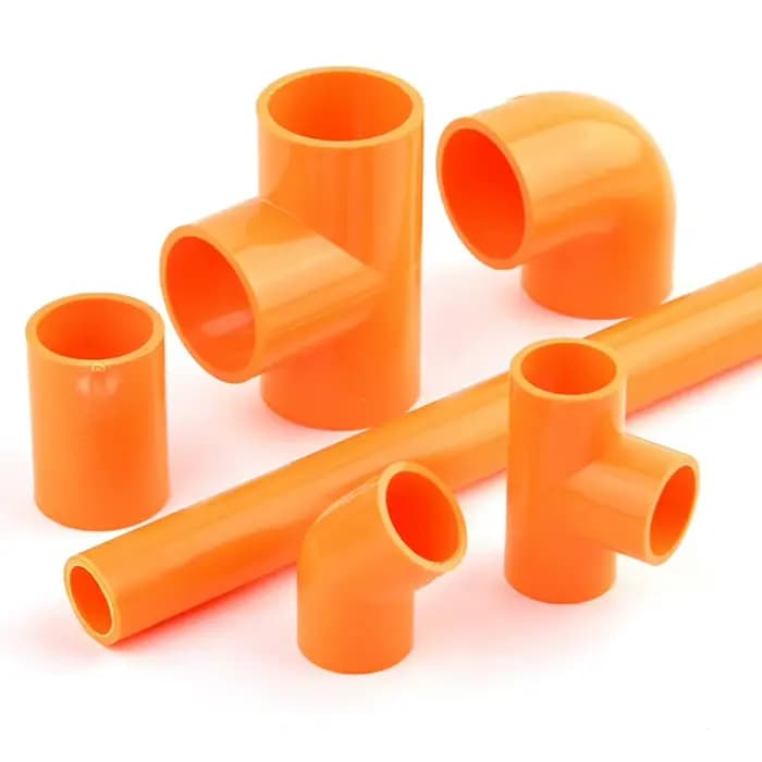 Joendoco-Connecteur de tuyau en PVC orange, 20 ~ 50mm, joint coudé à 90 °, raccords de bricolage pou