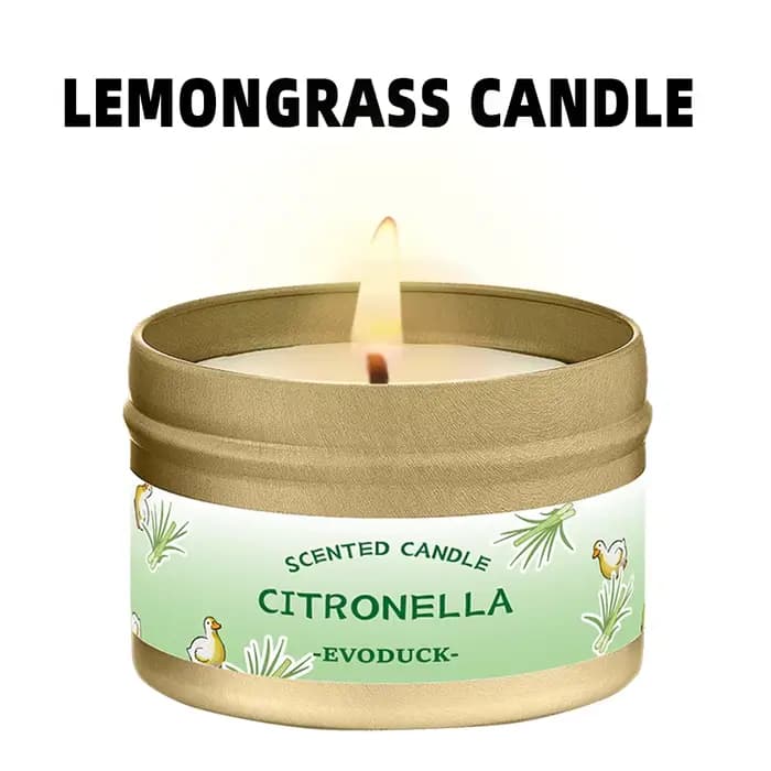 Bougie à la citronnelle pour l'extérieur, bougie parfumée à la citronnelle pour patio, balcon, jardi
