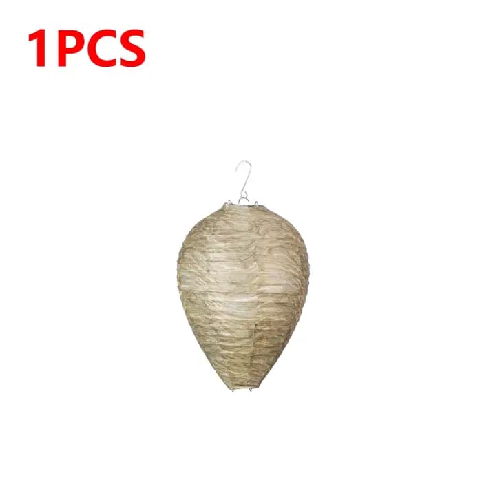 Nid de guêpes 11x8.7 pouces leurre frelons dissuaseurs Non toxique faux nid abeille leurre ruche lan