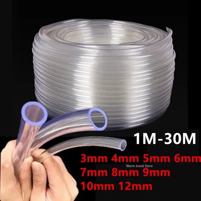 Tuyaux en plastique PVC Transparent, 1M 3M 5M 10M 30M, Tube de pompe à eau 3 5 6 7 8 9 10 12mm de di