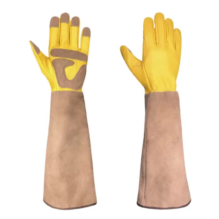 Gants de jardin longs, résistant aux épines, taille de roses, avec longs gants de Protection avant-b