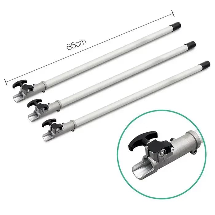 Perche d'extension de tube pour multi-débroussailleuse, arbre à 9 dents, élagueur, taille-haie, enge
