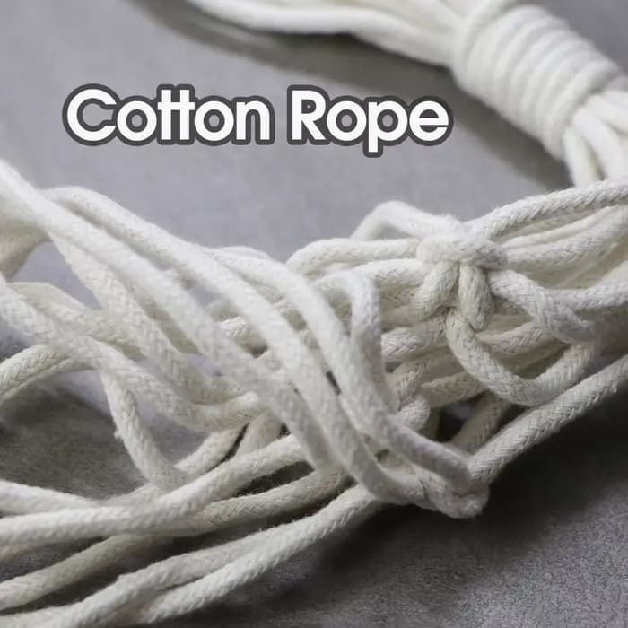 Panier suspendu pour Pot de fleurs tissé en corde de coton, pour jardin, décoration intérieure de pl