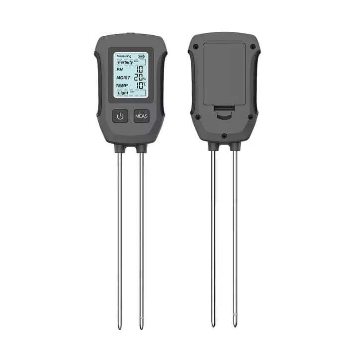 Testeur de sol numérique LCD 5 en 1 PH/Humidité/Température, haute précision, avec rétroéclairage, p